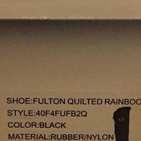 michael kors fur rain boots - Picture 3 of 3